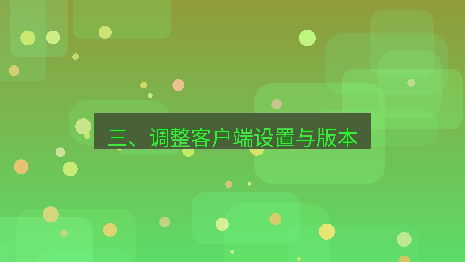 快连VPN 三、调整客户端设置与版本