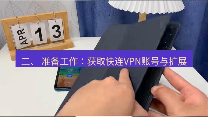 快连 二、 准备工作：获取快连VPN账号与扩展
