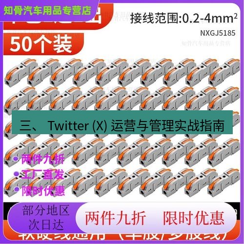 快连 三、 Twitter (X) 运营与管理实战指南