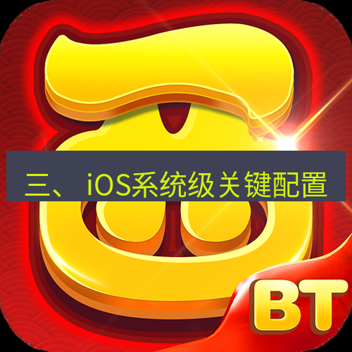 快连 三、 iOS系统级关键配置